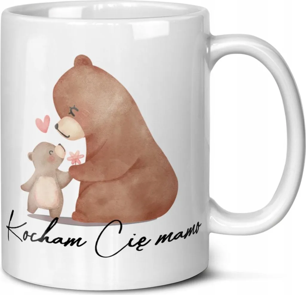 Regalo per la festa della mamma: tazza con orsacchiotti e la scritta "Ti voglio bene" - il regalo perfetto