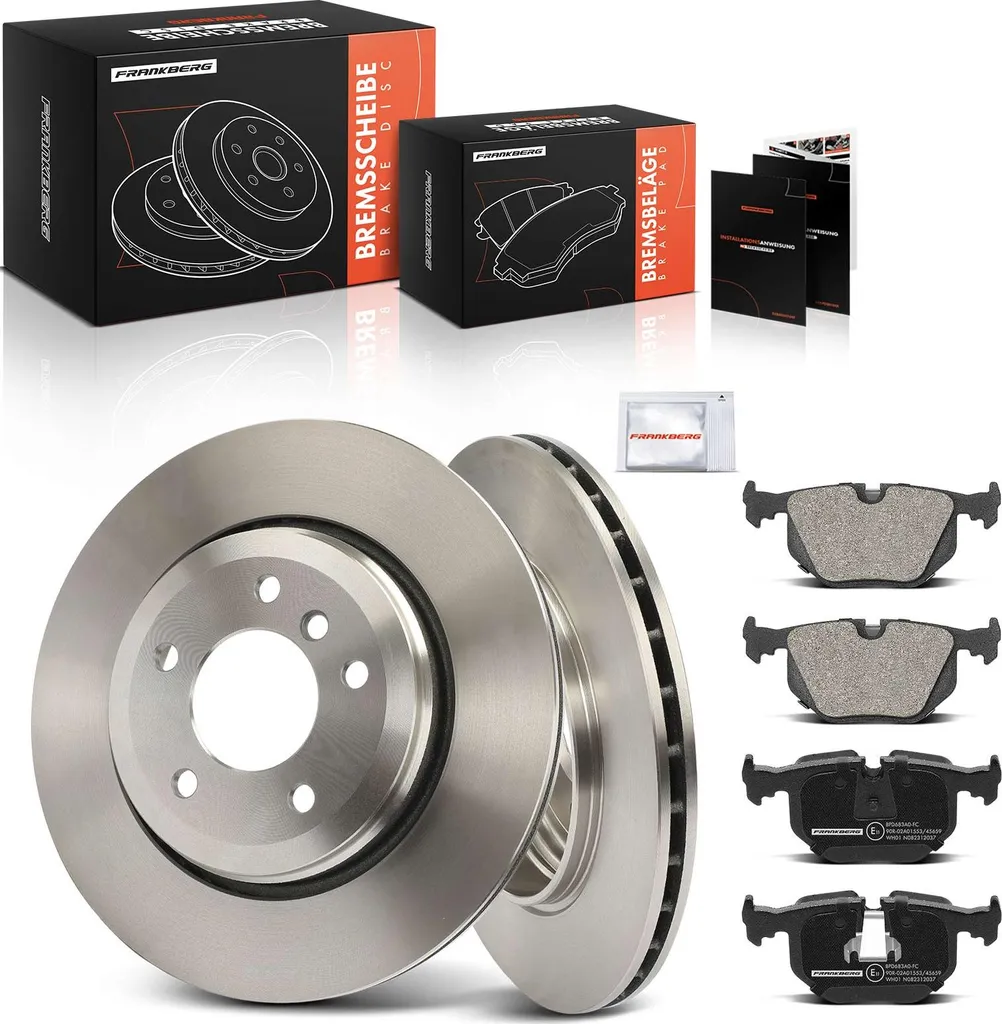 Disques et Plaquettes de Frein Arrière BMW Série 3 E46 2.9/3.0L