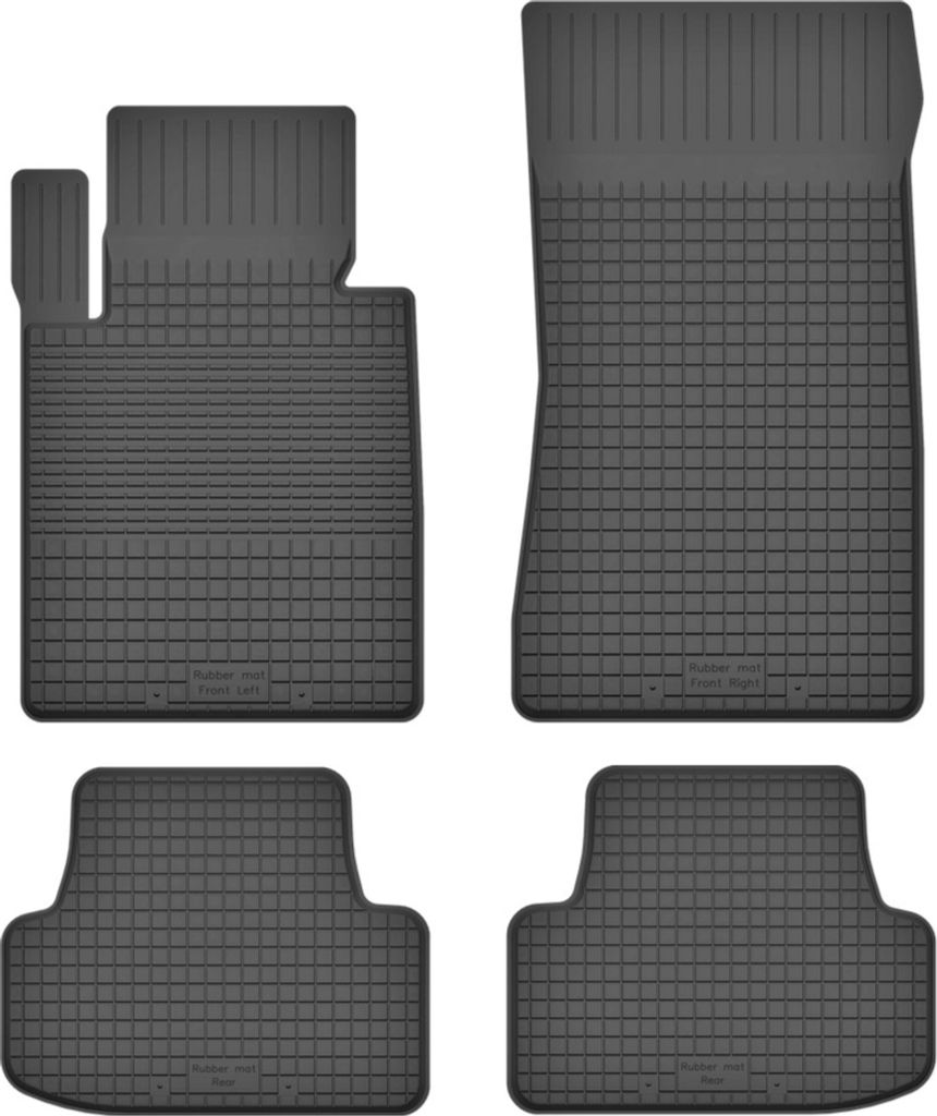 Gummi-Automatten, 4er-Set, universell für: BMW 3 F30 Limousine xDrive (2012-2019)