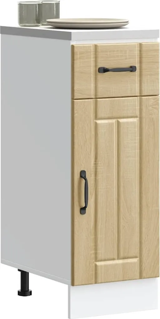 vidaXL Base da cucina Lucca Sonoma in legno di rovere - 2