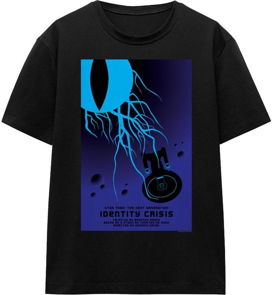 Star Trek - "The Next Generation Season 4 Episode 18" T-Shirt für Herren/Damen Uni TV16453 (M) (Schwarz)
