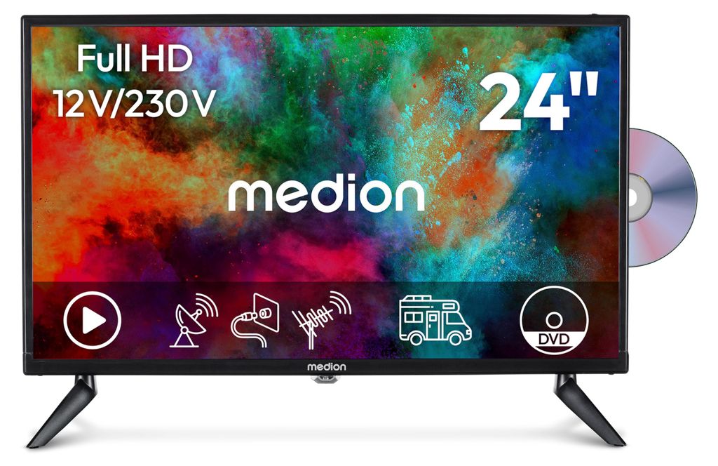 MEDION 59,9 cm (24 Zoll) Full HD Fernseher (integrierter Produktbild 