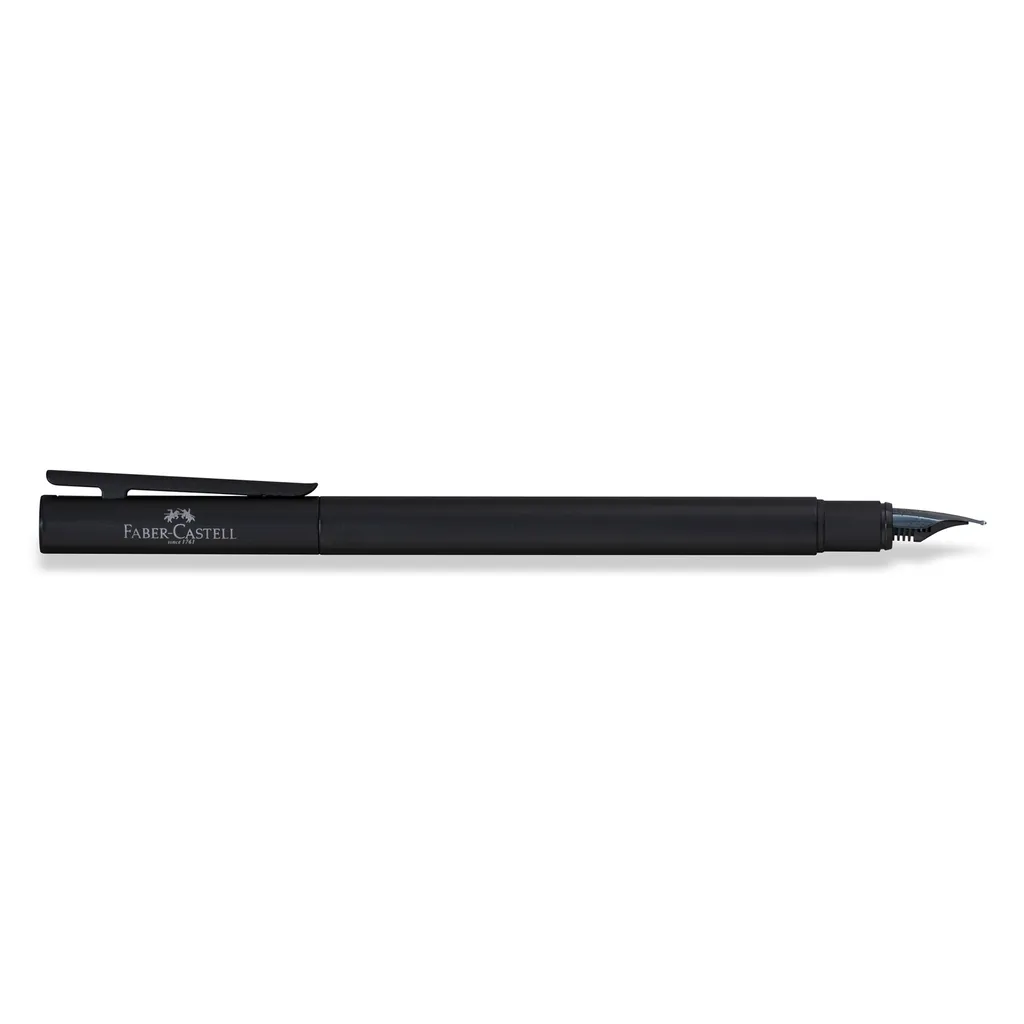 Penna Stilografica Faber-Castell NEO Slim 342301 Nero Metal - Fine F