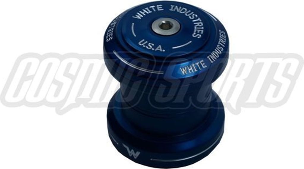 White Industries Steuersatz, 1 1/8", EC34/28.6 | EC34/30, blue