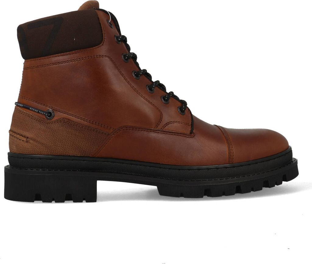 Gaastra Bering HGH Oil M Veterschoenen Hoog - Cognac - Maat 41