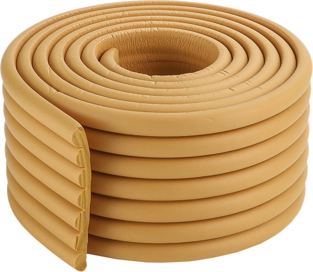 2 Meter W-Form Multifunktionaler Ultra Wide Edge Guard Verbreiterte Verdickung Crash Bar Kinder Stoßstange Streifen, Khaki