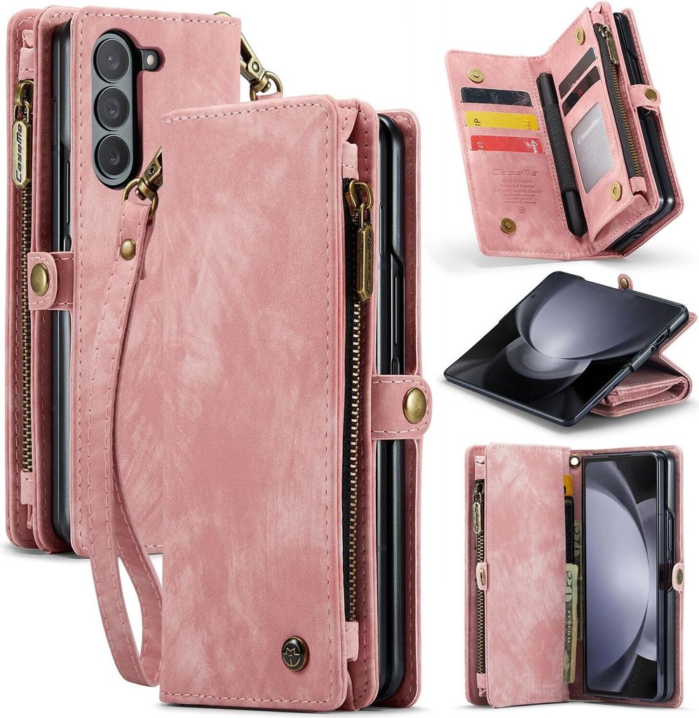 Für Samsung Galaxy Z Fold5 5G CaseMe Kunstleder Handy Produktbild 