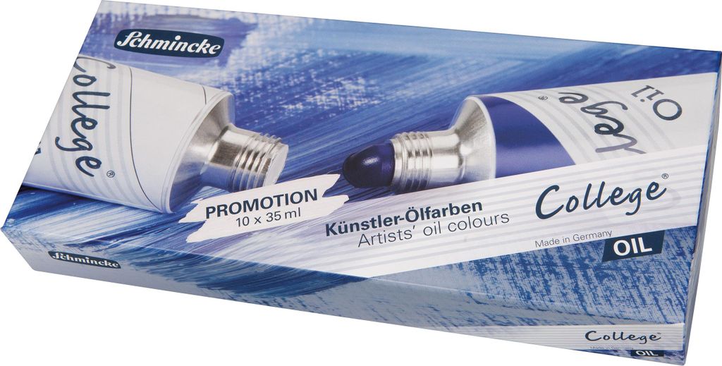 Schmincke - College OIL im Kartonset mit 10x 35 ml Tuben 85 706 097
