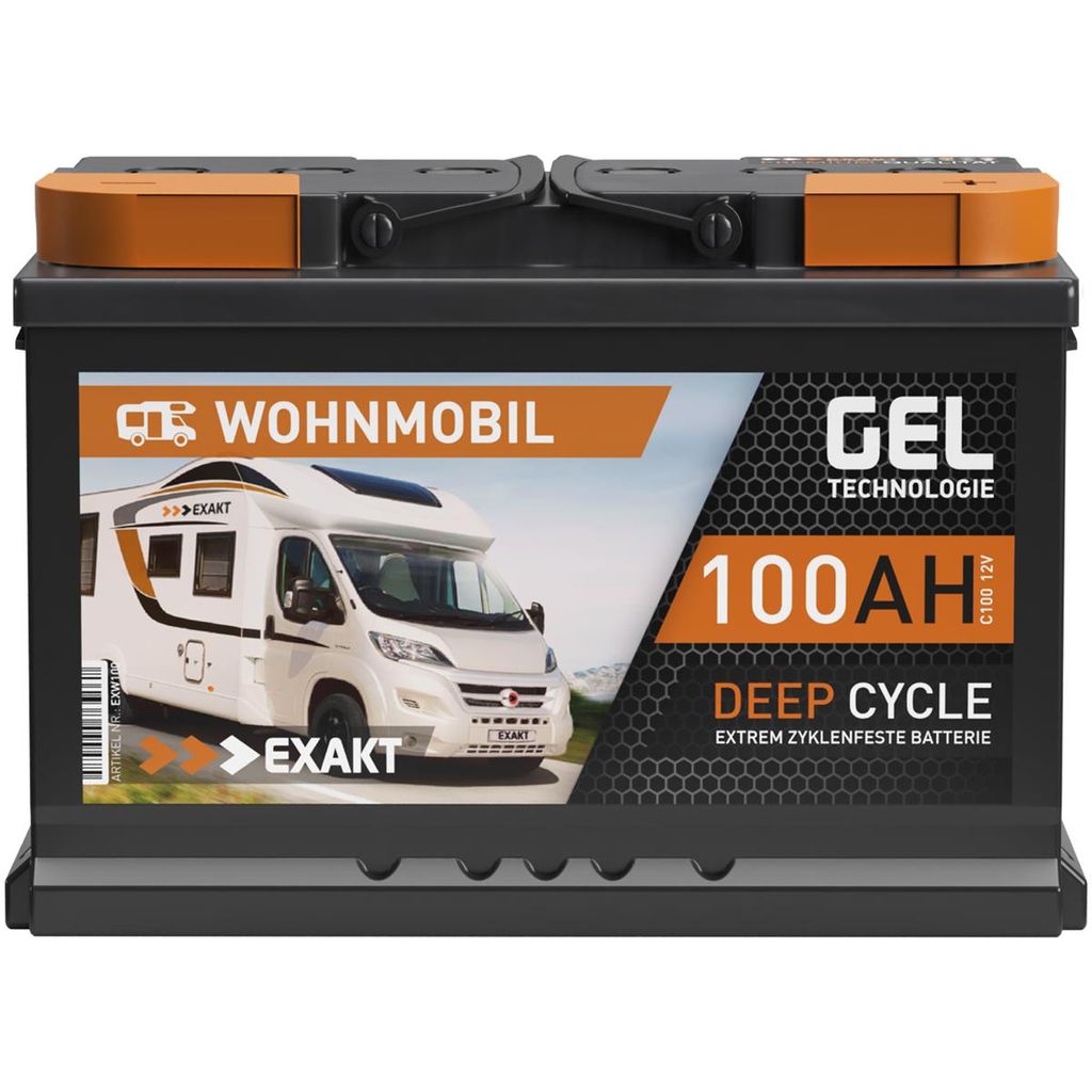 GEL Batterie 80Ah 12V Solarbatterie Wohnmobil Boot