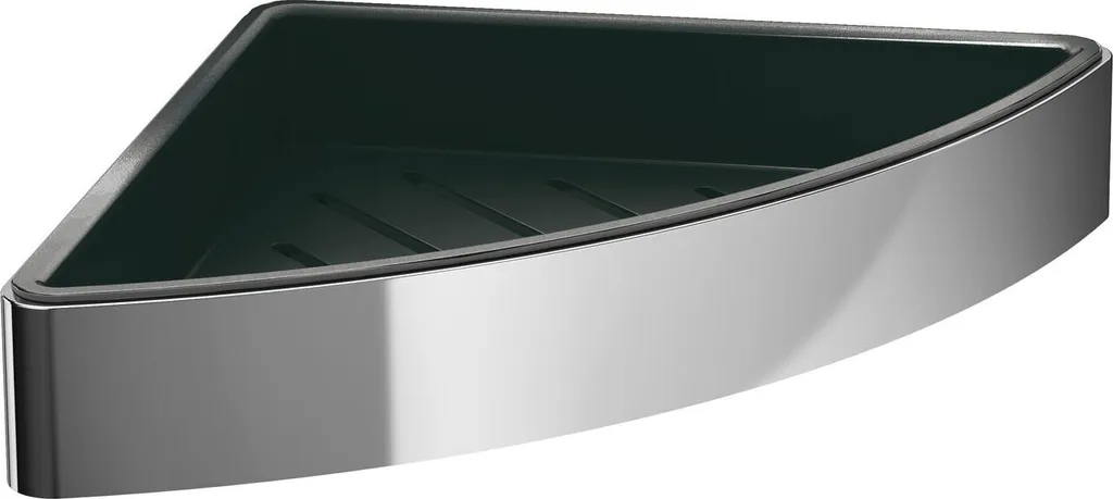 Panier éponge d'angle emco loft, montage mural encastré, insert plastique amovible, 054500503, 054500503