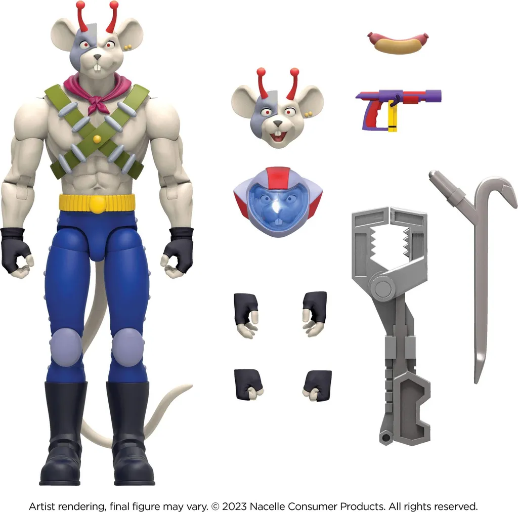 Figurine de collection Biker Mice From Mars Vinnie - Statuette 17 cm - 2