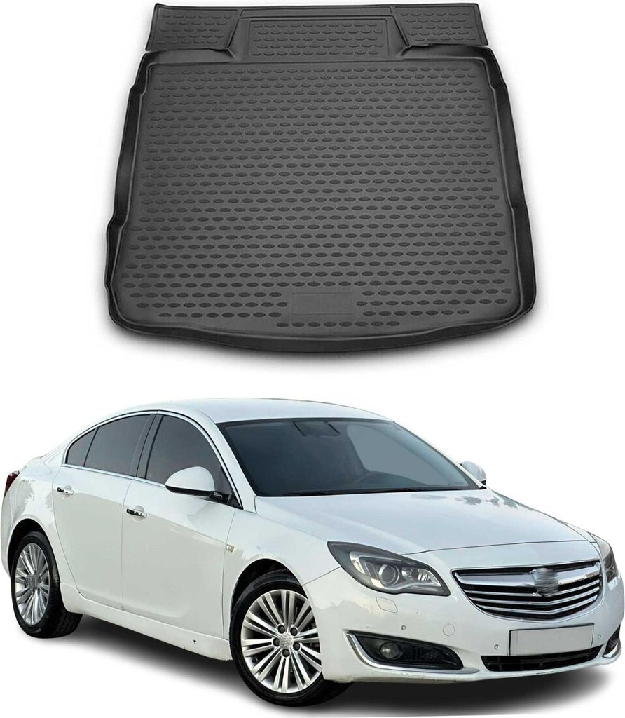 Kofferraummatte Kofferraumwanne für Opel Insignia 2008-2017 Stufenheck Gummi TPE