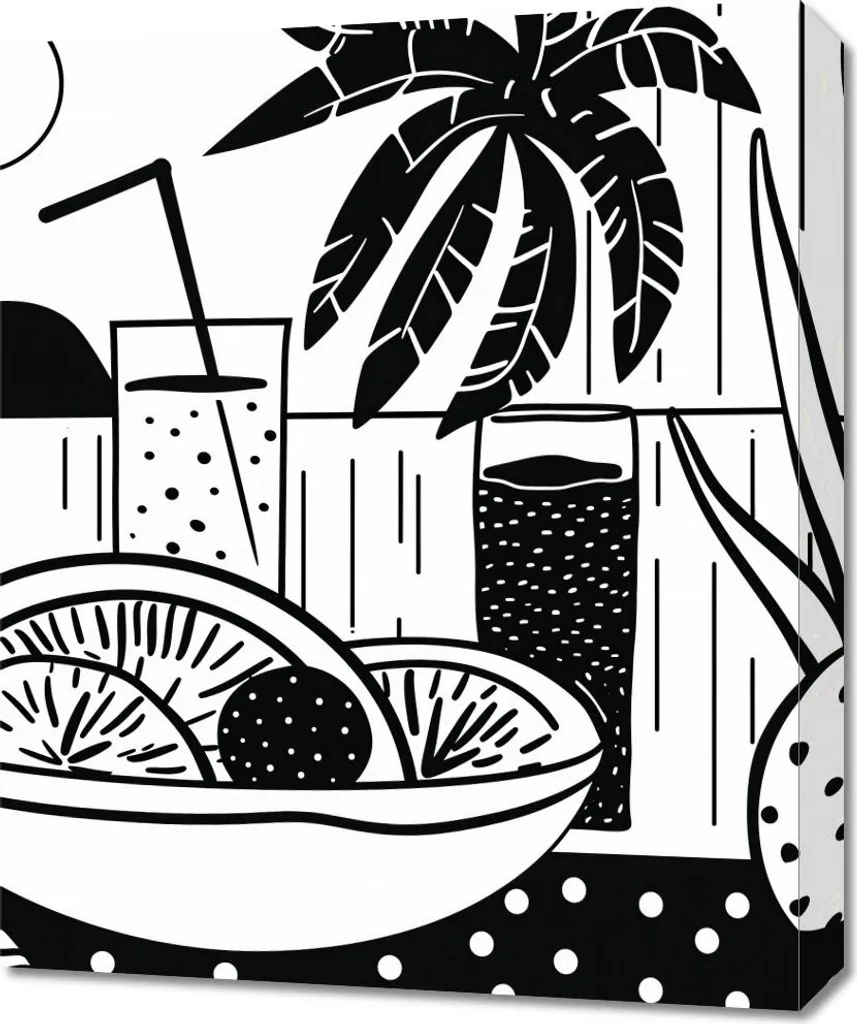 Image Tropicale 50x60 cm Couleurs Vives et Finition Mate Haut de Gamme