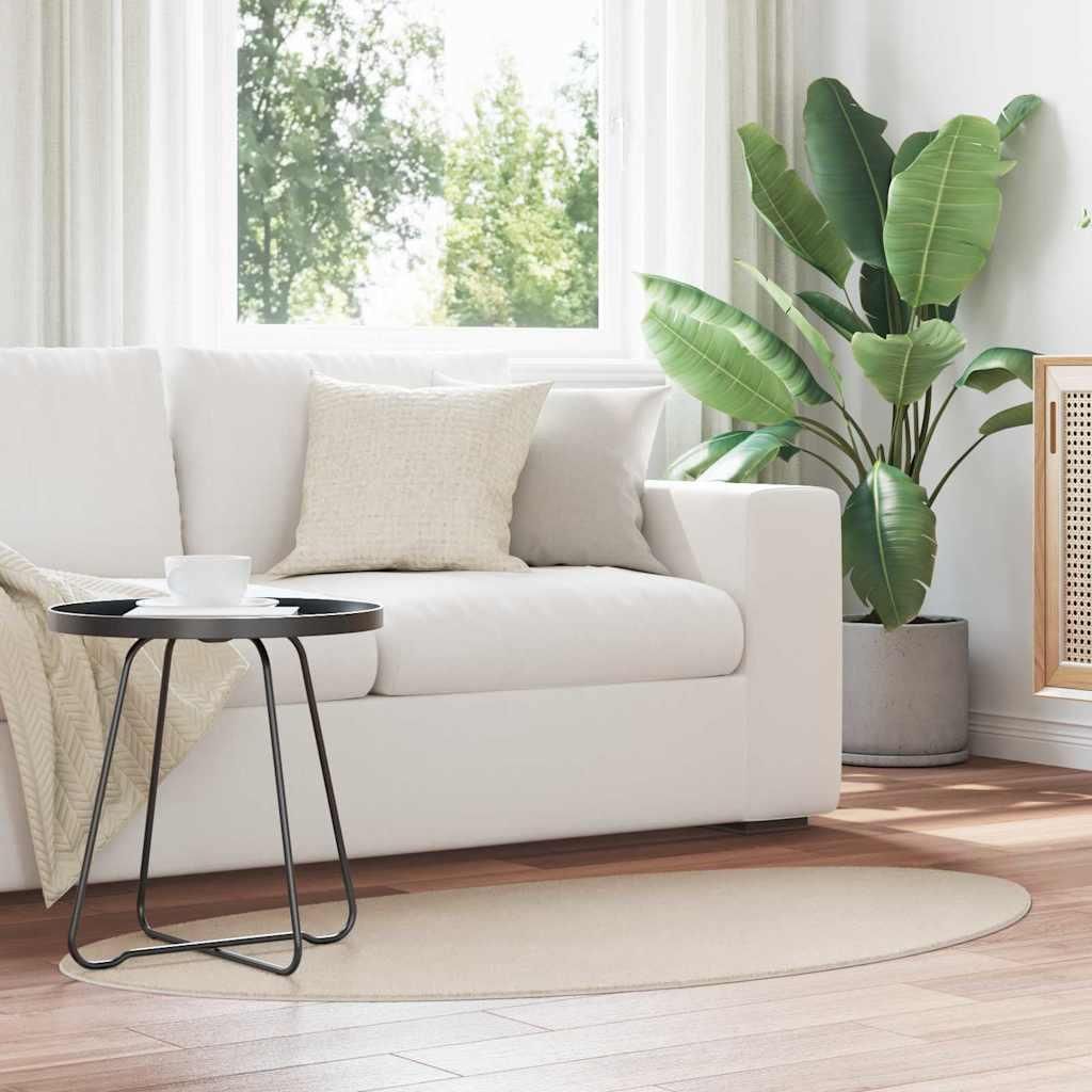 Bereichsteppiche HUARTE Beige 80 x 150 cm Polyester
