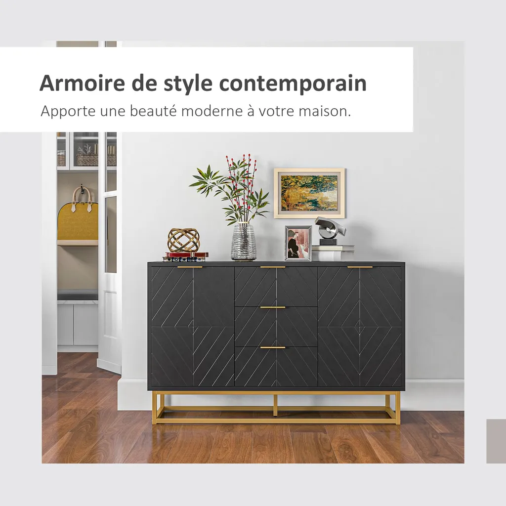 Buffet de Rangement Gain de Place - Solution Design pour Petits Espaces