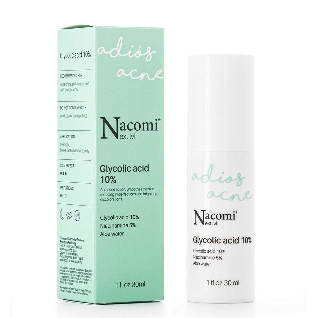 Nacomi Next Level Serum Acide glycolique 10%, 30 ml Image du produit 