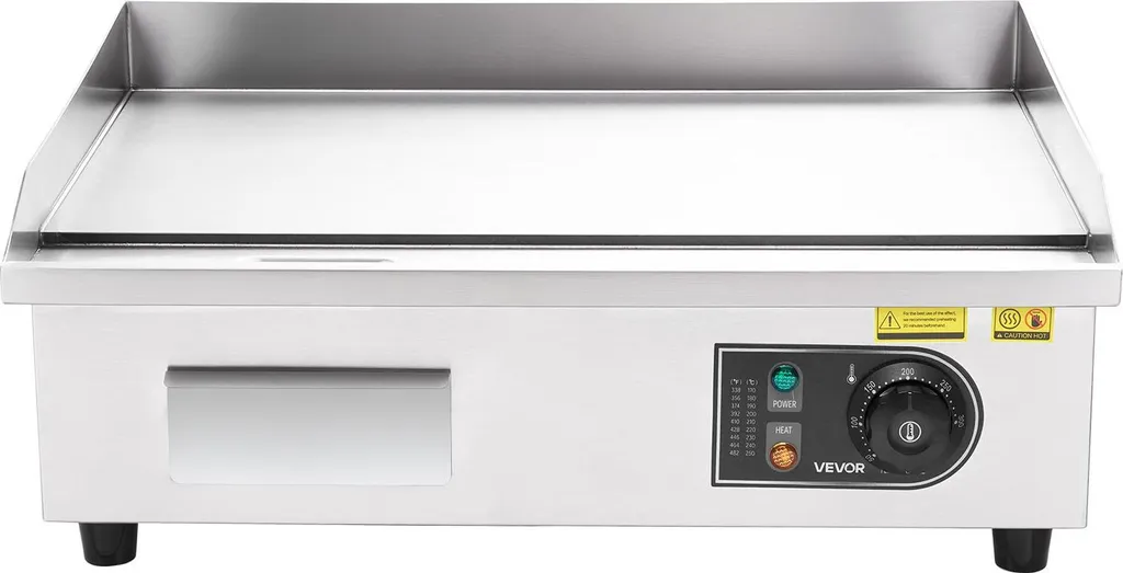 Plaque de cuisson 3200W à température réglable 50-300°C - Format 53x30cm - 10