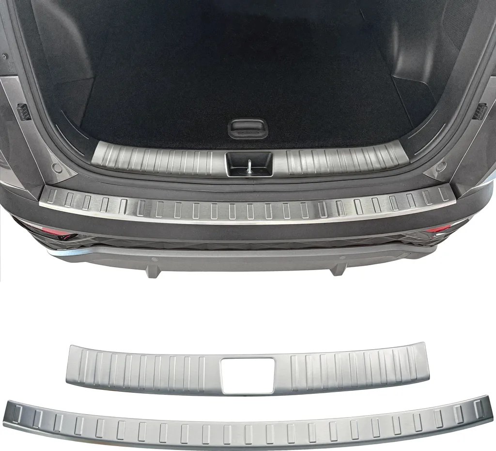 Protection de seuil de coffre Hyundai Tucson NX4 en acier inox mat