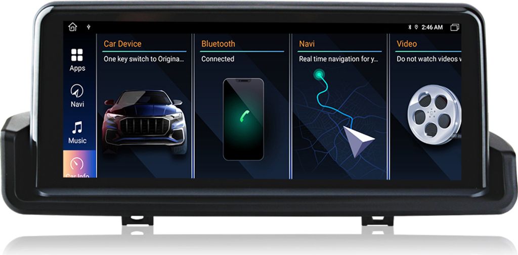 6+128G 10.25 "CarPlay Android 13 Autoradio Für BMW E90 E91 Zdjęcie produktu