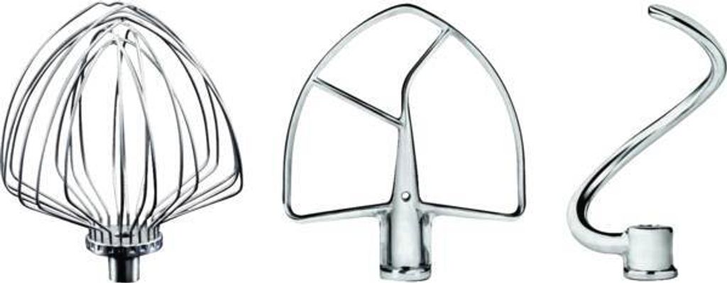 Kitchenaid Flachrührer/Knethakenset für Mixer-/Küchenmaschinen 5KSM7BL3PSS Edelstahl