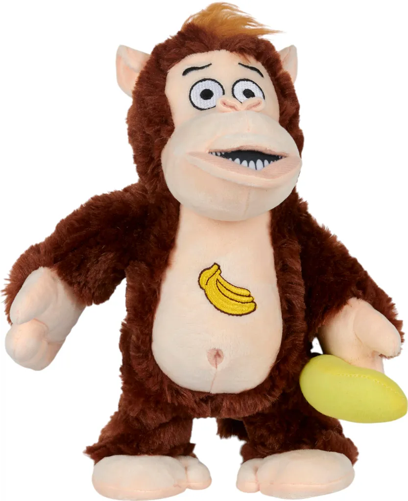 Jouet Interactif Singe Crazy Kong : Peluche Animée avec sa Banane