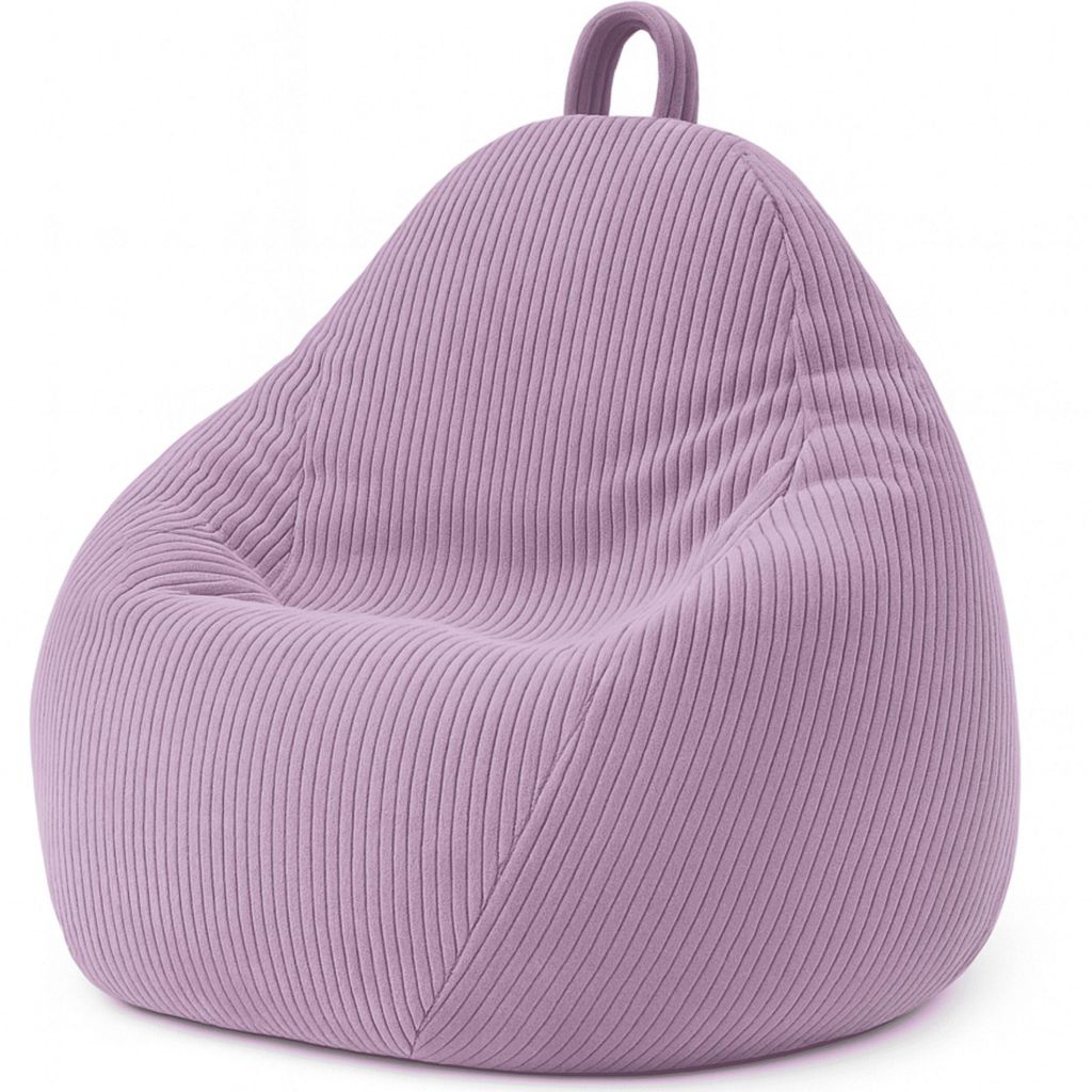 Birnen-Sitzsack aus Cord mit abnehmbarem Bezug 105 x 85 cm, Produktbild 