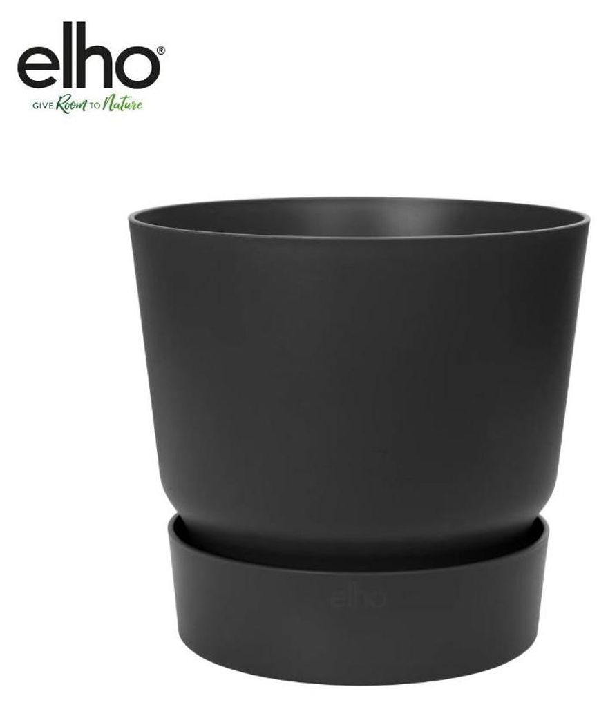 Topf elho Greenville Rund schwarz - D24 x H23
