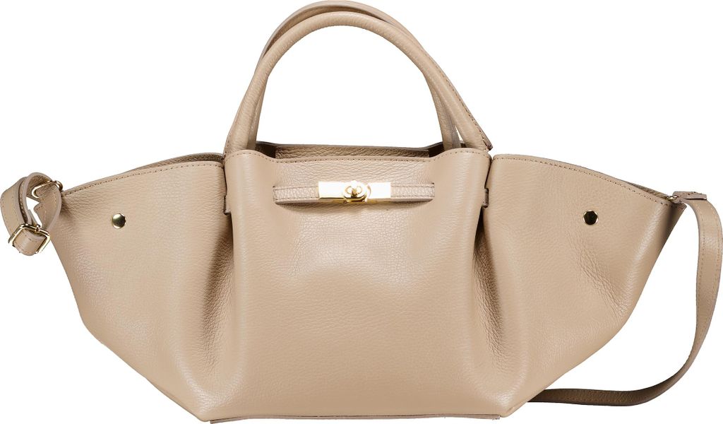 Hausfelder Manufaktur Handtasche Dollaro Beige onesize