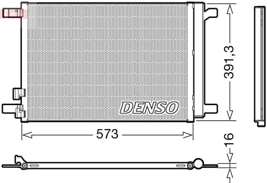 Condenseur de climatisation Audi A3 Q3 et Q2 - DENSO DCN32066 de rechange