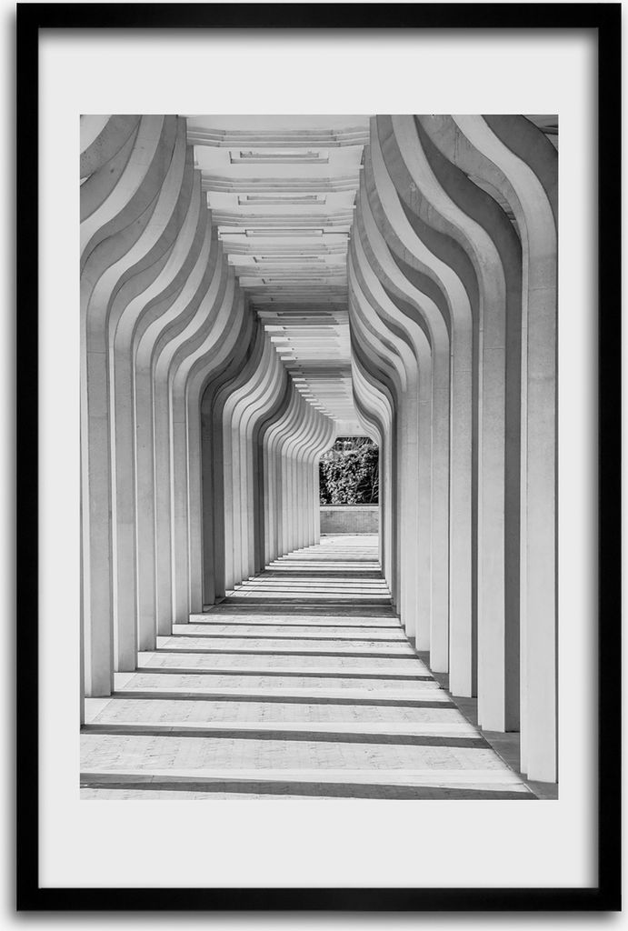 Bild - Bilderrahmen - 40 cm x 60 cm - MDF - Rahmen - Wandkunst - Flur