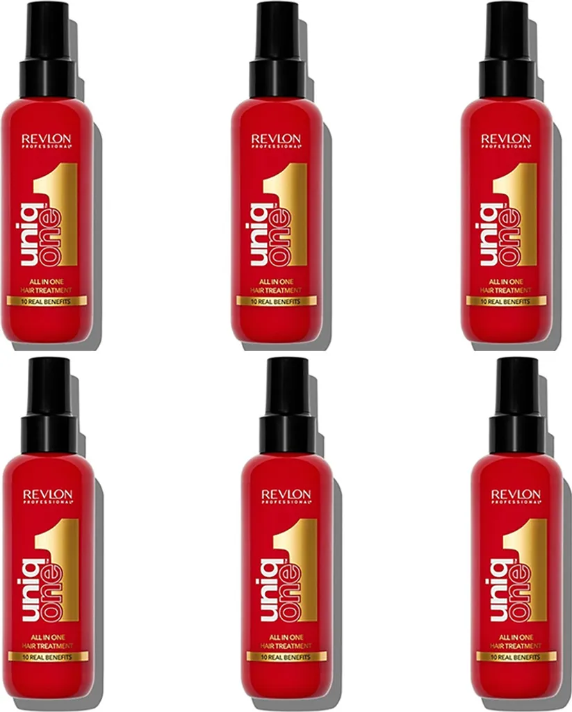 Revlon Uniq One Set 6x150ml - Trattamento Capelli per Tutta la Famiglia