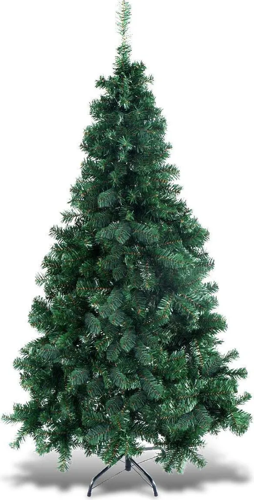 Grand Sapin de Noël Artificiel 210 cm Vert pour Décoration d'Intérieur Chic