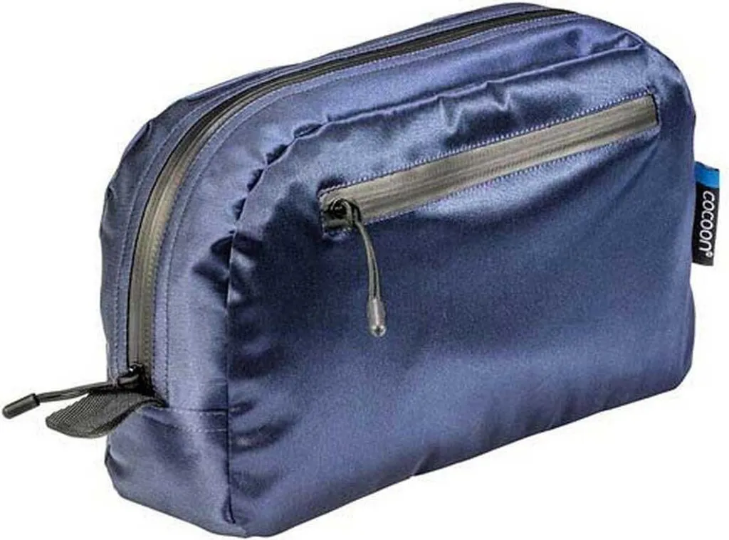 Borsa Toilette Seta Celeste 2.4L | Organizer Bagno Minimalista
