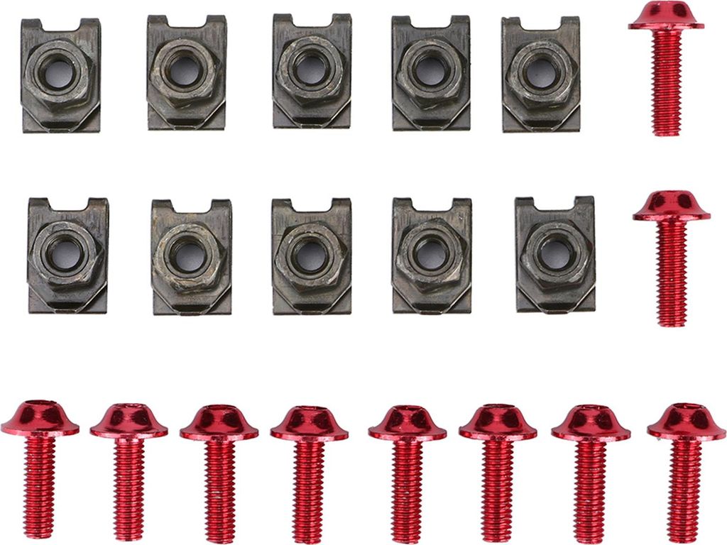 5*16 mm Motorradverkleidungskörper Bolzen Bolzen Kit Schraube Spire Speed Speed Befesternungsmutter