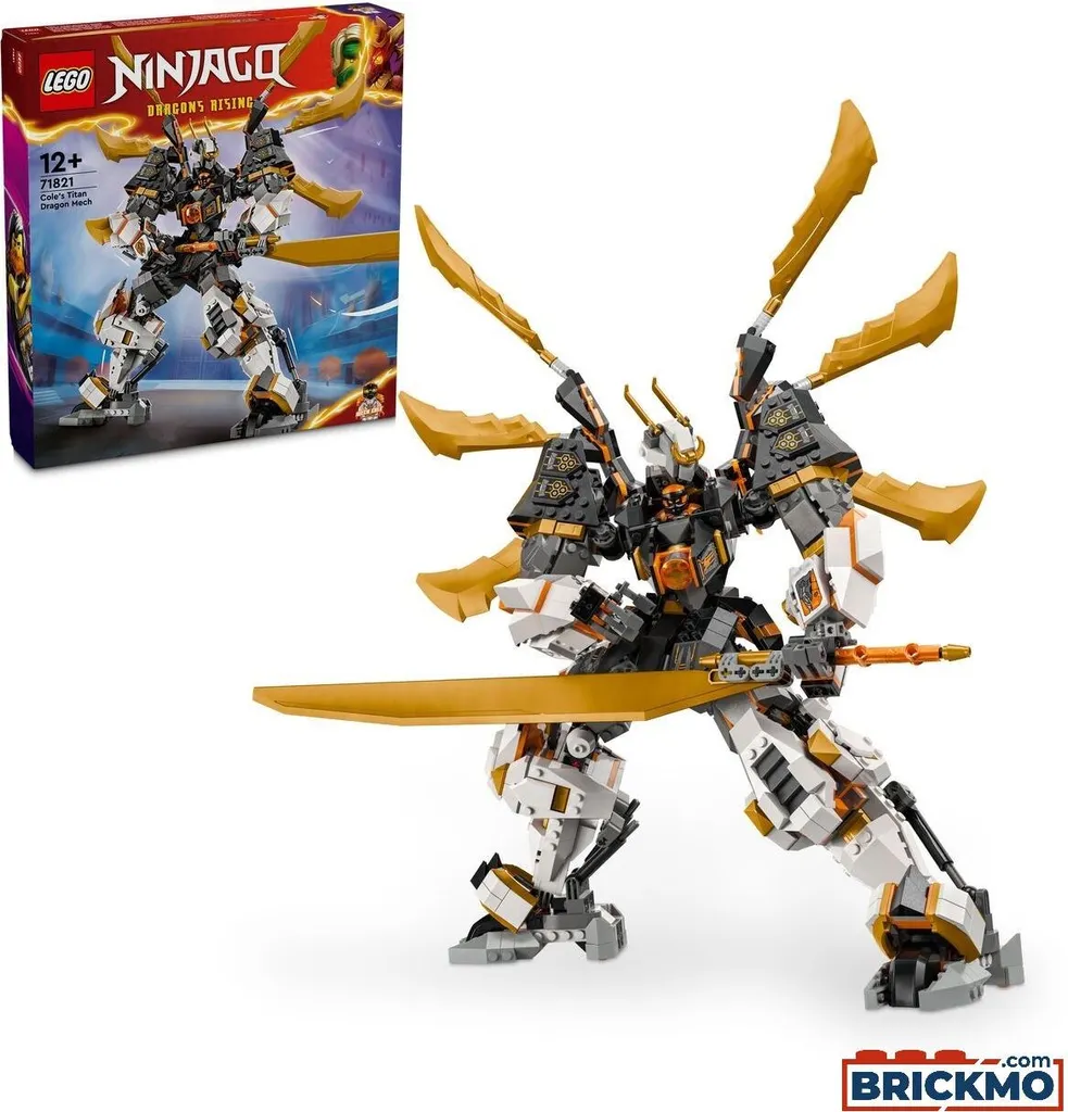 Construction LEGO Ninjago 71821 stable et articulée Robot de Cole - 46