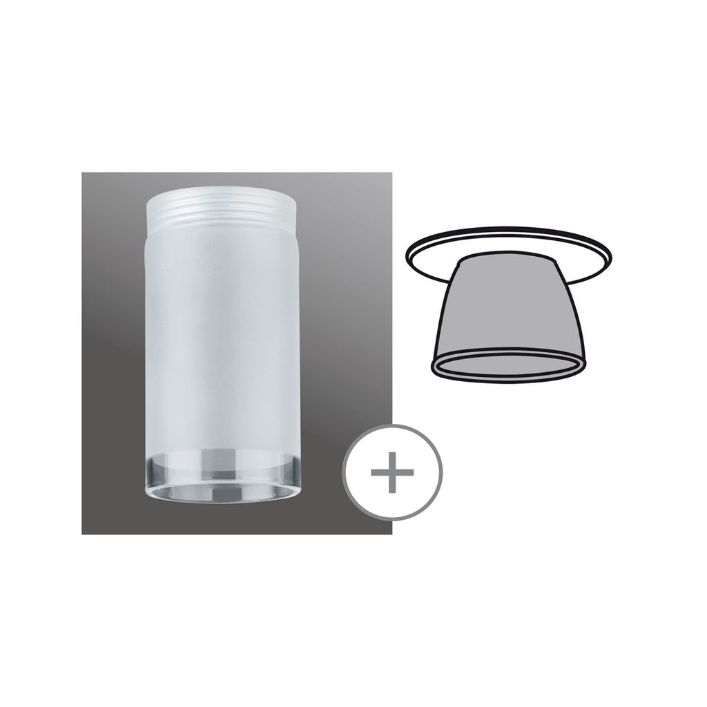 Paulmann Premium Glas DecoSystemsTube Satin/Klar Glas