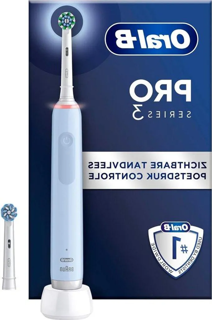 Brosse à dents électrique Bleue Pro 3 pour un blanchiment quotidien