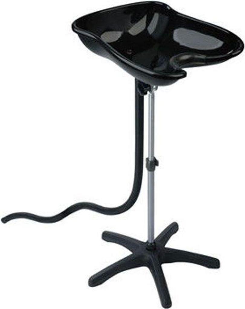 Sibel Compact stehendes Waschbecken + Reisetasche schwarz Produktbild 