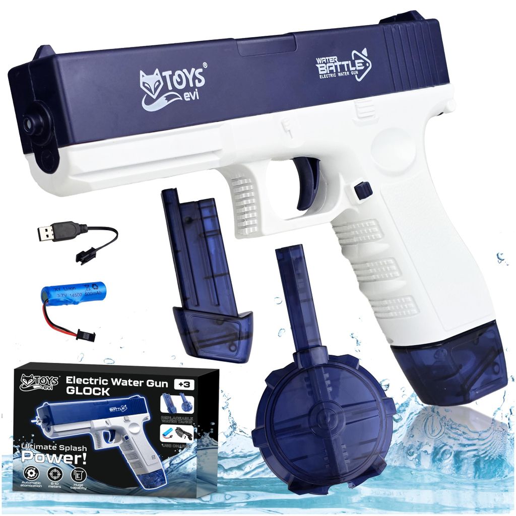 EVI TOYS AQUA GLOCK Automatische Elektrische Wasserpistole, Produktbild 