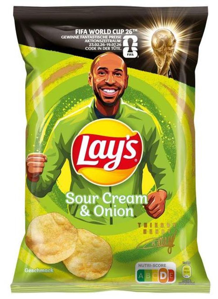 Lay's Sour Cream & Onion Kartoffelchips 150g Beutel Produktbild 