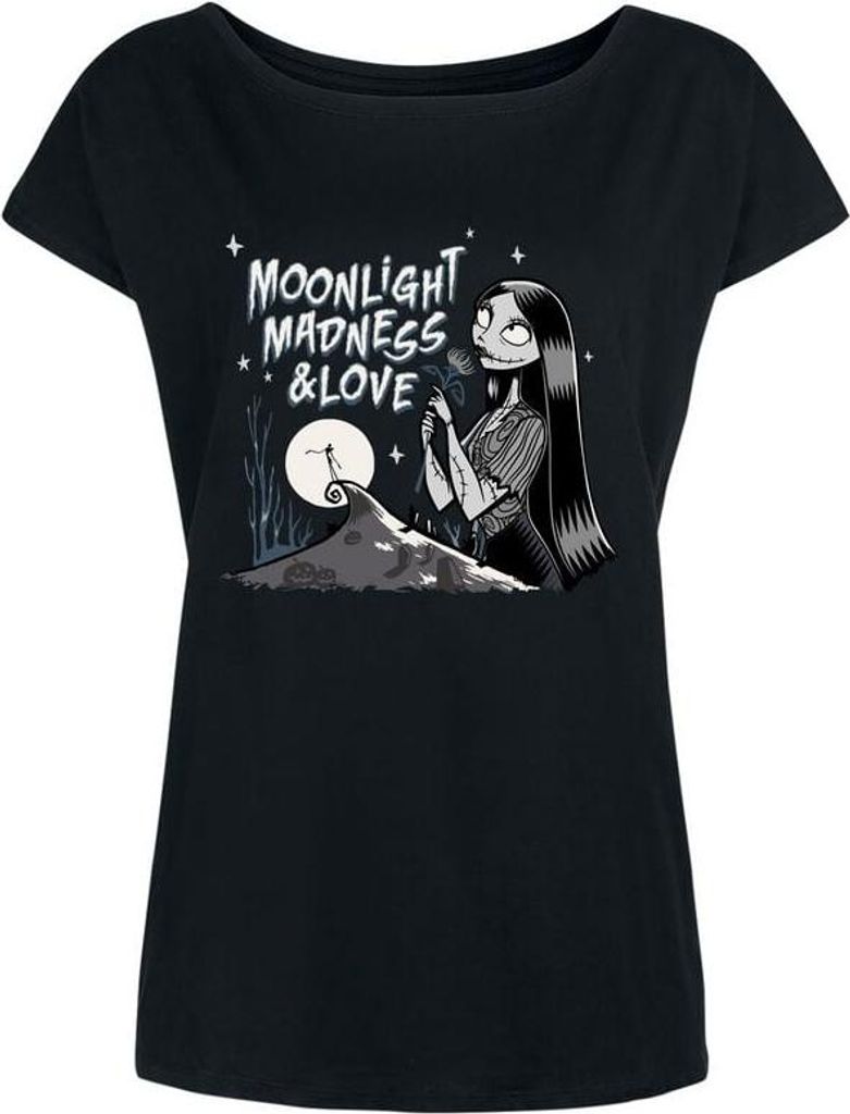 The Nightmare Before Christmas T-Shirt Damen Madness & Love schwarz XXL