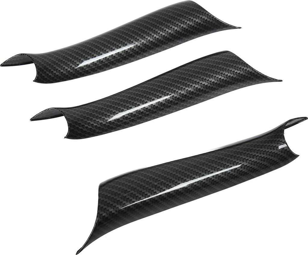 3 Stück Auto-Innentürgriff-Abdeckungsverkleidung im Carbon-Stil für X5 X6 F15 F16 2014-2018