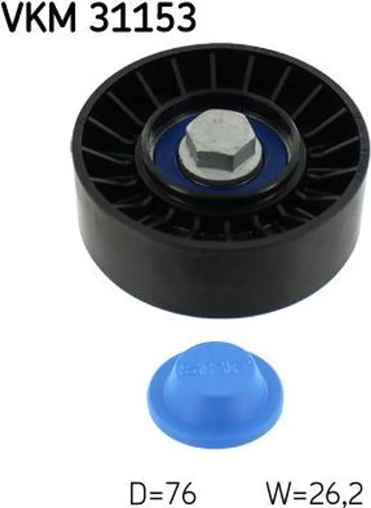 Rullo Guida SKF VKM 31153 - Ricambio Originale 03F145276 VAG
