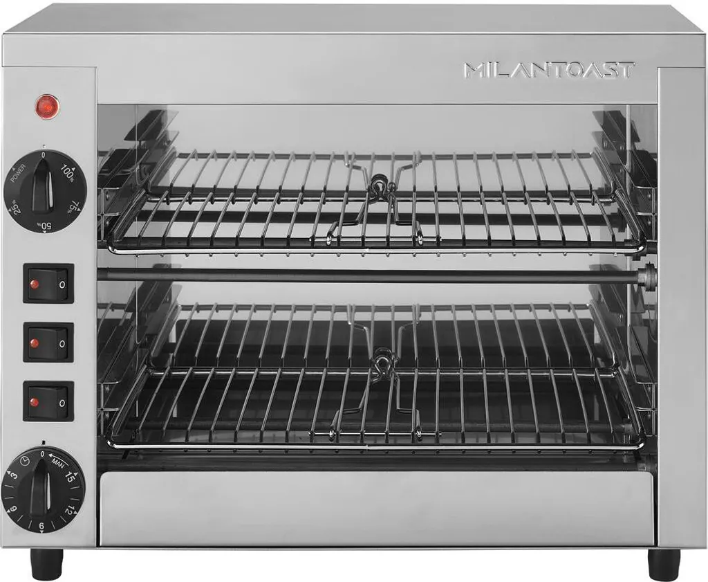 MILANTOAST 6 Places : Four Grille-pain Multi-usages Pro 220-240V