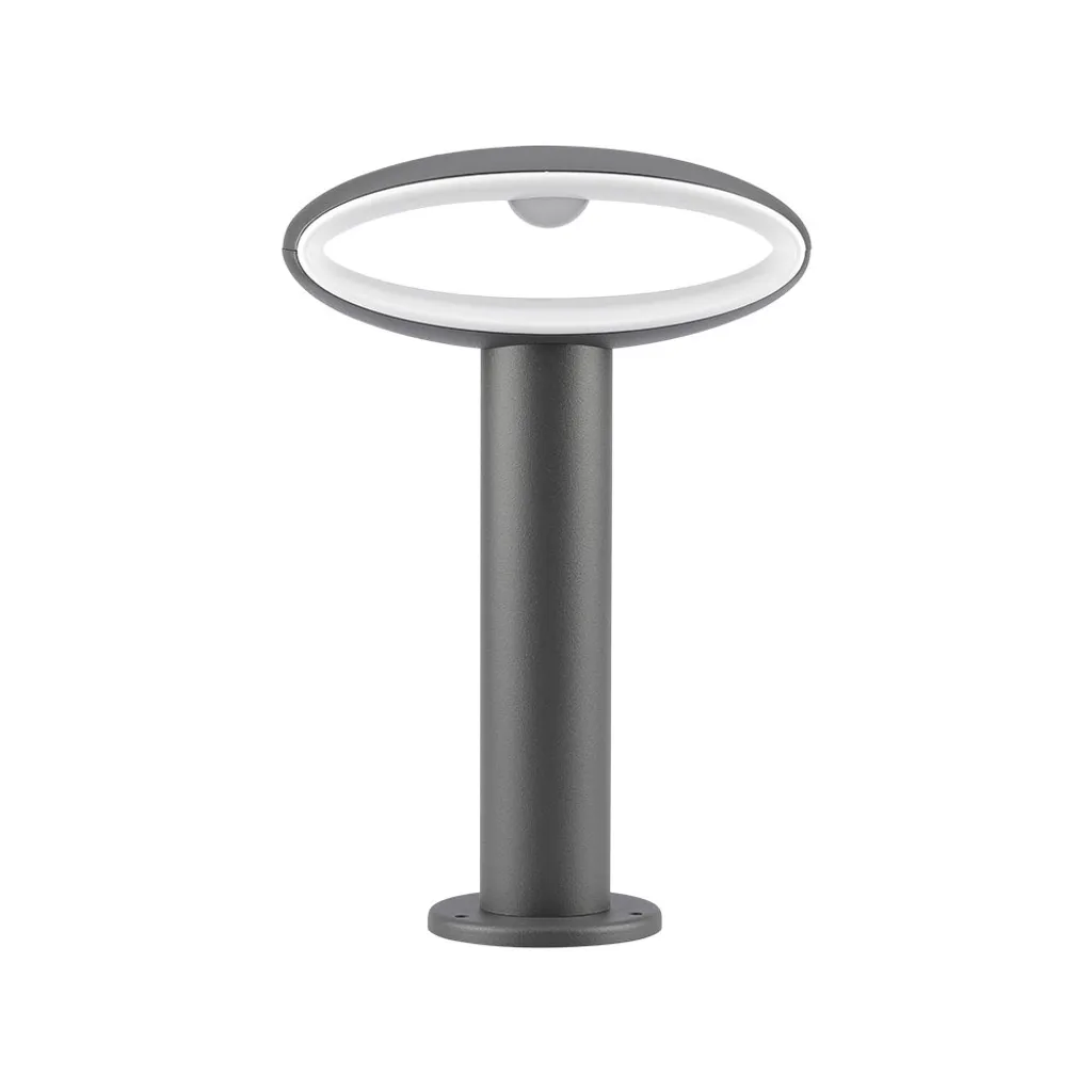 Balise de jardin LED design IP54 gris anthracite 9W lumière chaude