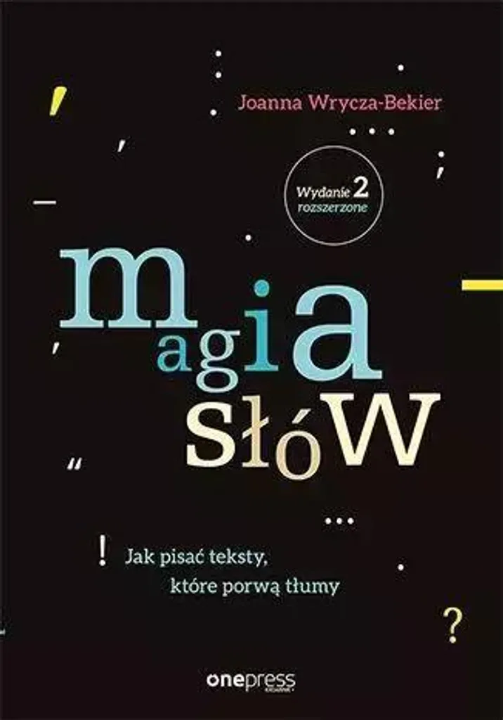 Livre Magia słów Joanna Wrycza-Bekier en Polonais Guide de Rédaction