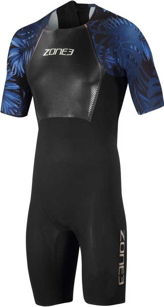 Zone3 Short Sleeve Triathlonanzug Blau,Schwarz M Mann Blau,Schwarz M