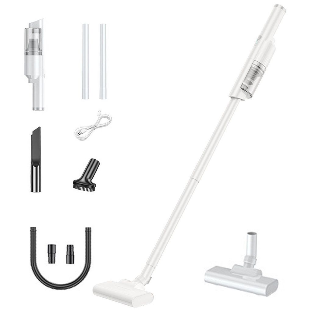 Akku-Handstaubsauger 7500Pa Handstaubsauger, 100W Akkusauger, Weiß