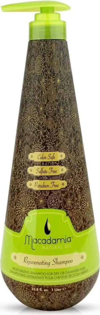 Shampoo Naturale Macadamia 1000ml - Cura Bio per Capelli Rovinati - 4