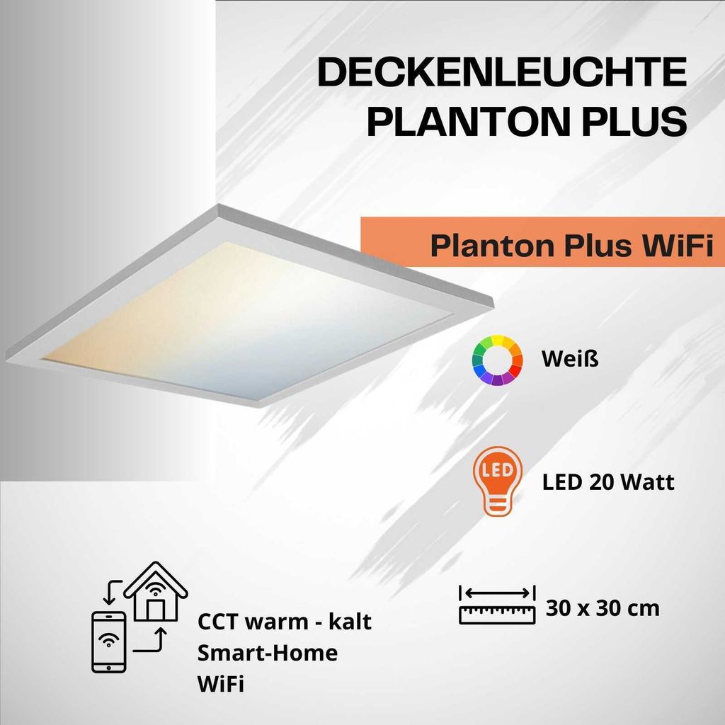 LEDVANCE LED Panel SMART+ PLANON Plus Tunable White 30x30cm Produktbild 